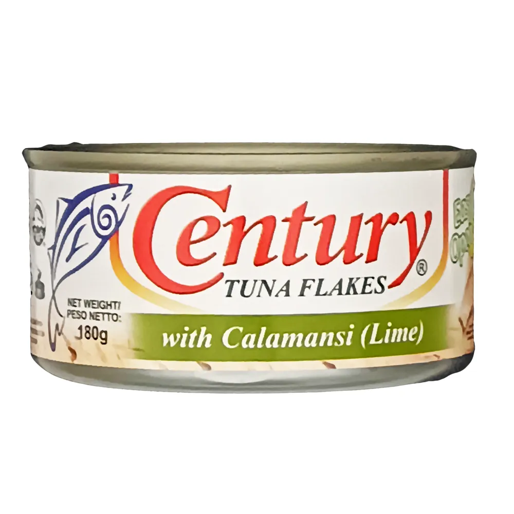Canned Tuna Flakes With Calamansi Lime Century Tuna 180g