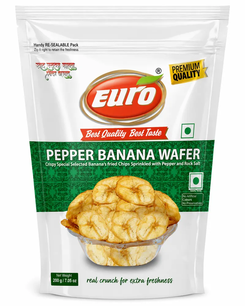 Pepper Banana Wafer Euro 125g