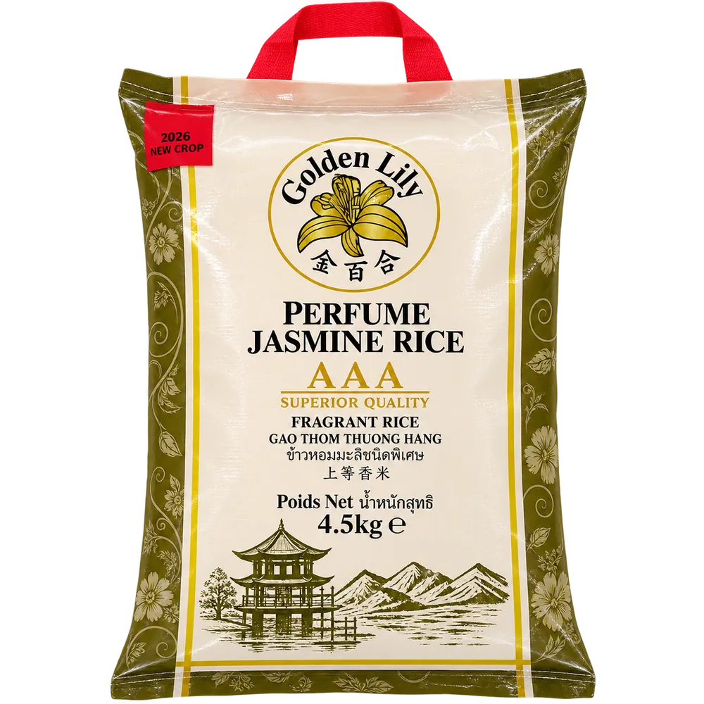 Ryż jaśminowy aromatyczny Perfume Jasmine Rice Golden Lily 4,5kg