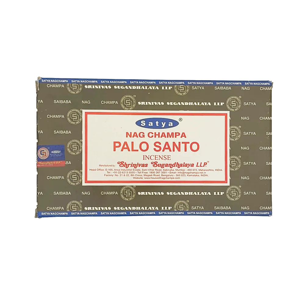 Naturalne kadzidełka Nag Champa Palo Santo Incense Satya 12x15g