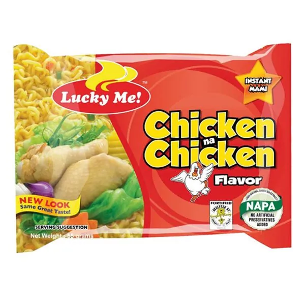 Zupka chińska kurczak Instant Noodle Soup Chicken na Chicken Lucky Me 55g