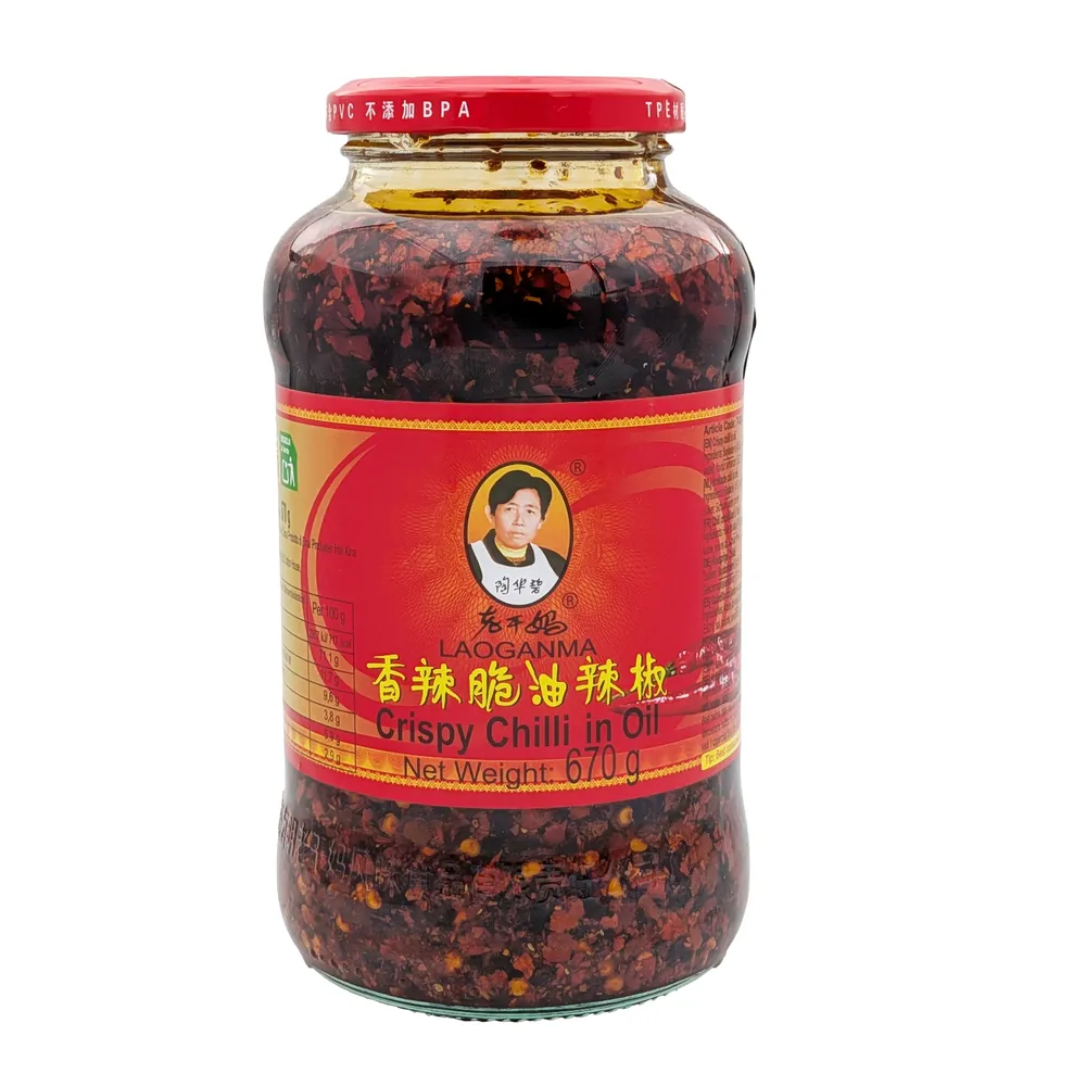 Chilli płatki w oleju Crispy Chilli Oil Laoganma 670g