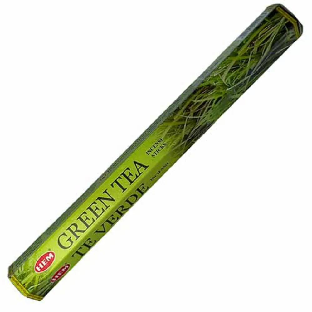 Kadzidełka o zapachu Zielonej Herbaty Green Tea HEM 20 szt
