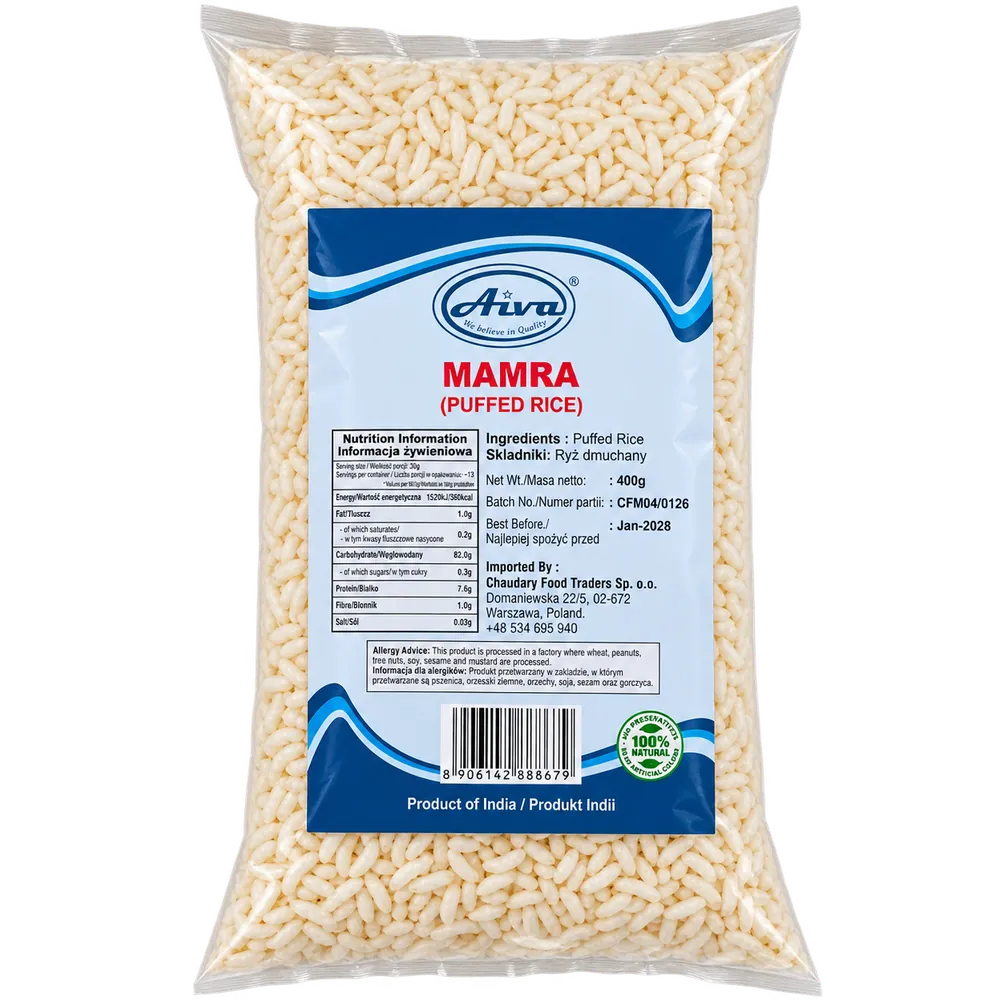 Mamra Puffed Rice Aiva 400g