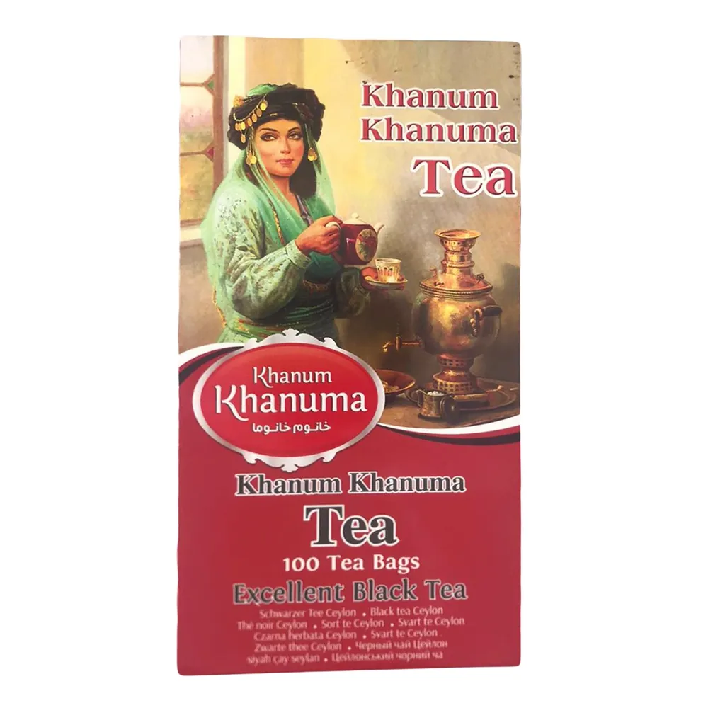 Herbata czarna w torebkach Excellent Khanum Khanuma 100 torebek