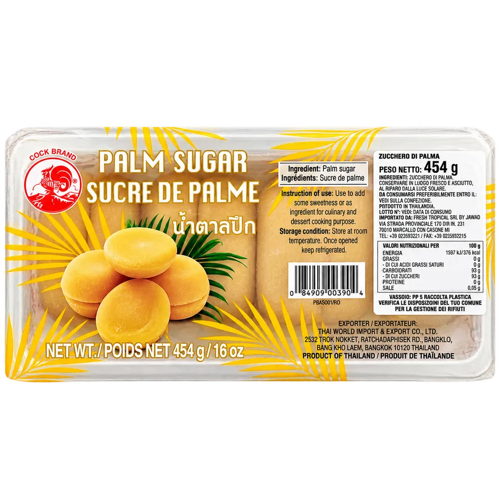 Palm Sugar Cock Brand 454g