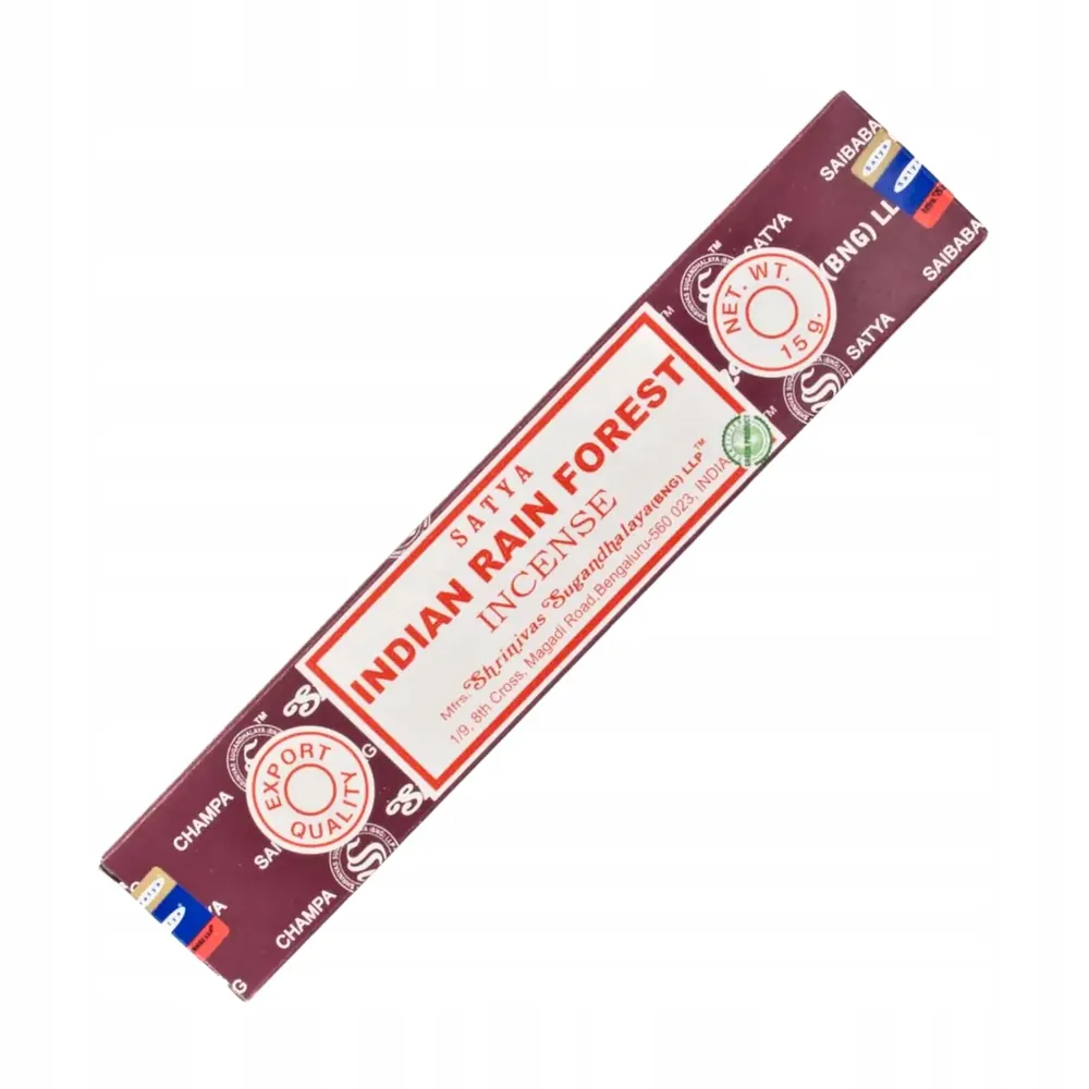 Naturalne kadzidełka Indian Rain Forest Satya 15g