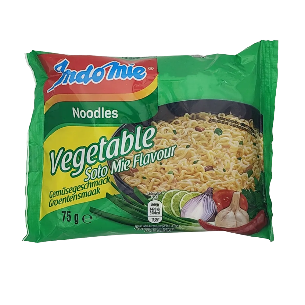 Instant Noodles Vegetable Flavour Indomie 75g