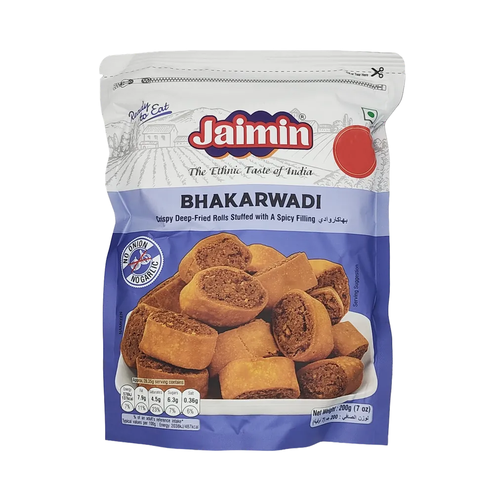 Indian snack Bhakarwadi Jaimin 200g