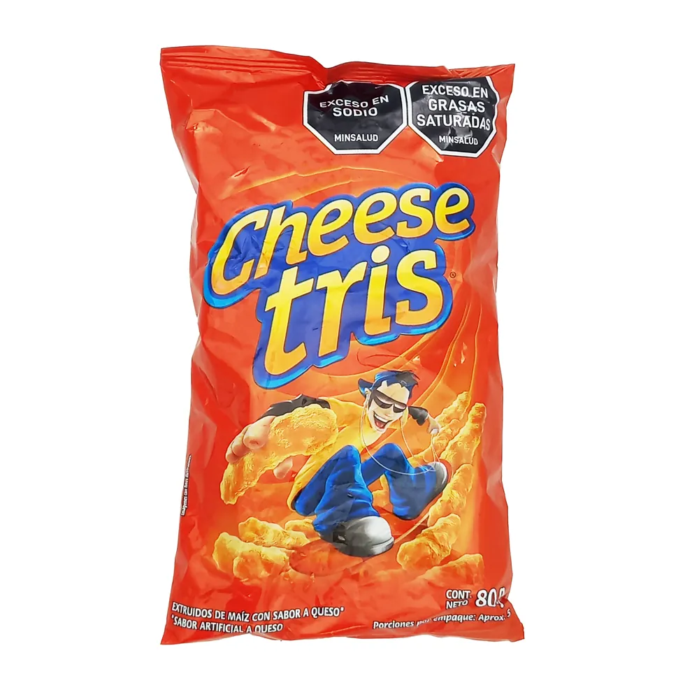 Chrupki kukurydziane o smaku serowym Cheese Tris 80g