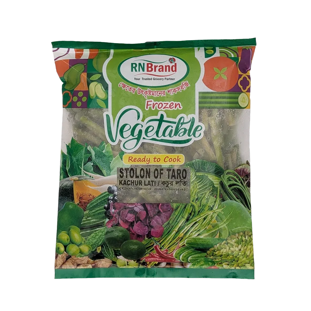 Frozen taro stems Frozen Vegetable Stolon of Taro RN Brand 300g