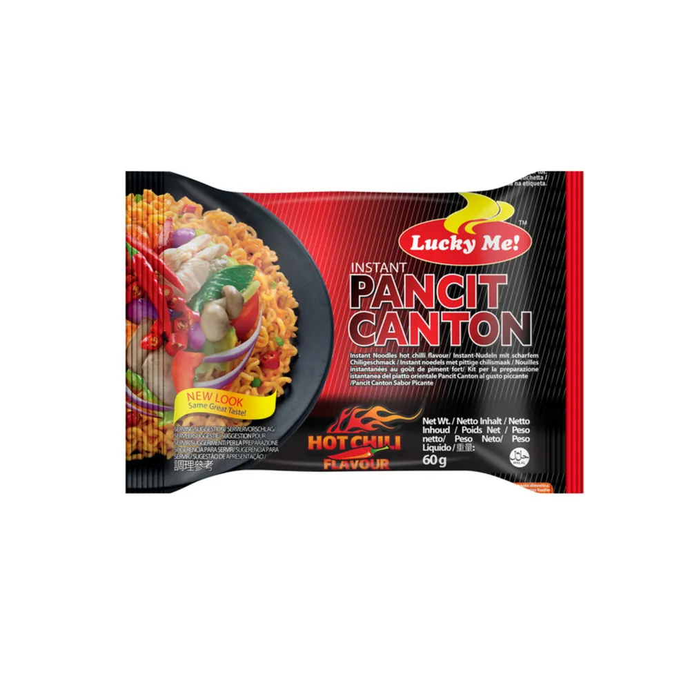 Instant Noodles Pancit Canton Hot Chilli Lucky Me 60g