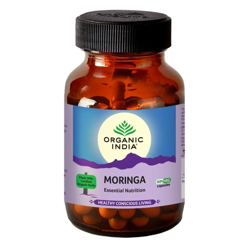 Moringa Organic India 60 kapsułek