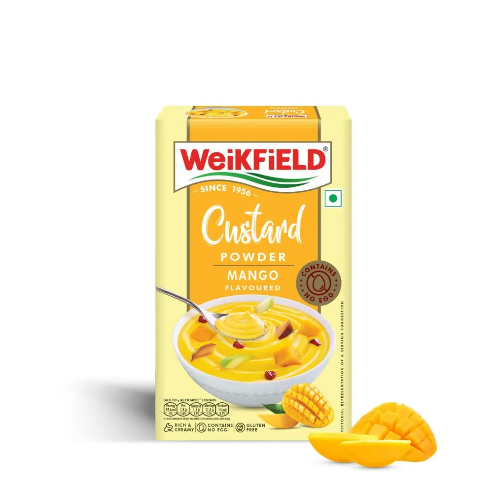 Budyń o smaku mango Custard Powder Mango Flavoured Weikfield 75g