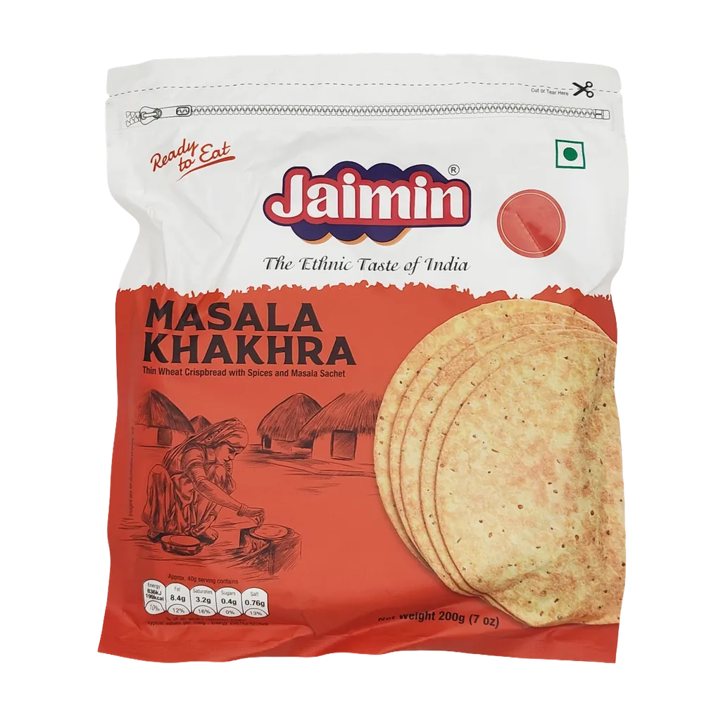 Chrupiący placek Masala Khakhra Jaimin 200g