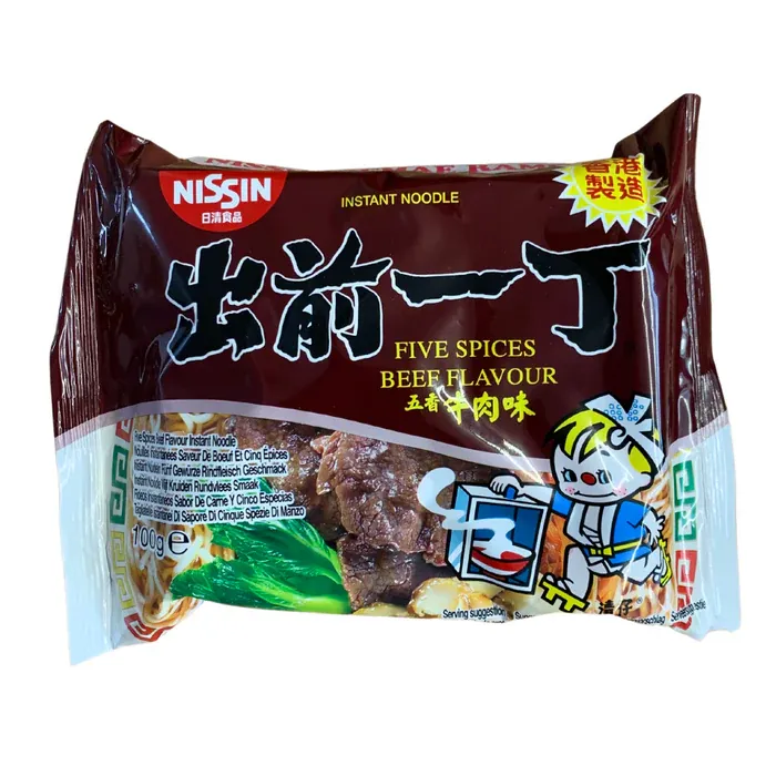 Instant Noodles Demae Ramen with Five Spices Beef Flavor Nissin 100g