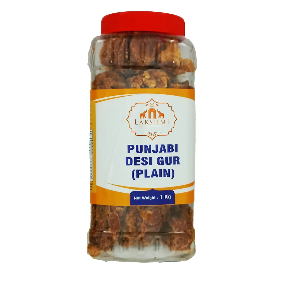 Punjabi Desi Gur Plain Lakshmi Cane Sugar Cubes 1kg