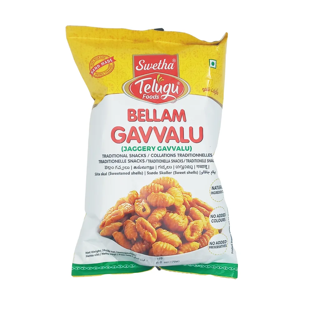 Indyjska przekąska Bellam Gavvalu Telugu Foods 170g