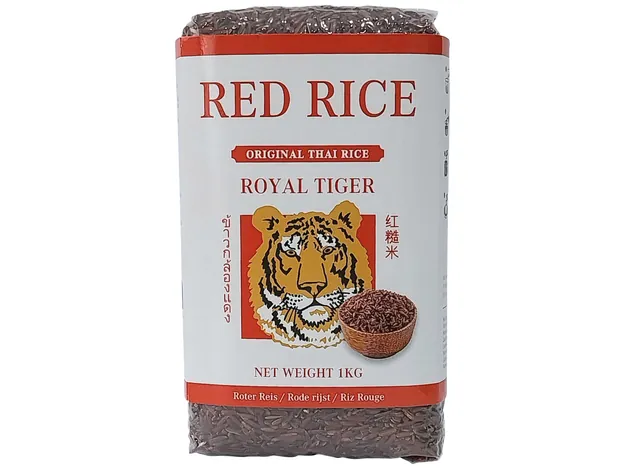 Ryż czerwony Red Rice Orginal Thai Royal Tiger 1kg