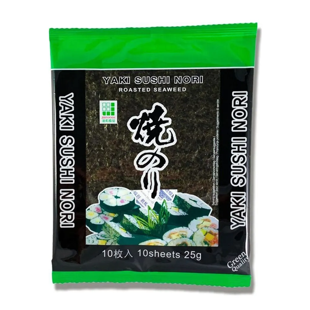 Yaki Sushi Nori Roasted Seaweed JH Foods 10 Sheets