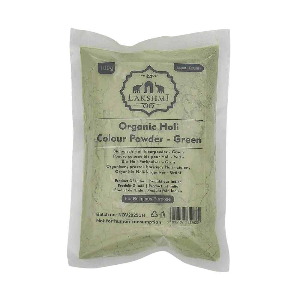 Green Organic Holi Colour Powder Lakshmi 100g