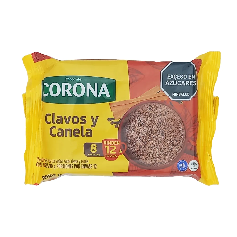 Hot Chocolate Clavos y Canela Chocolate Corona 200g
