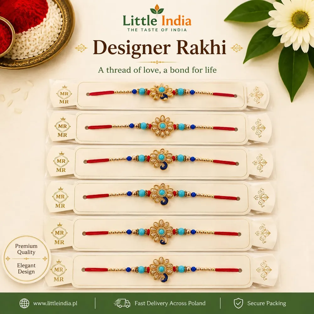 Bransoletka Rakhi wzór 3 Raksha Bandhan 1szt.