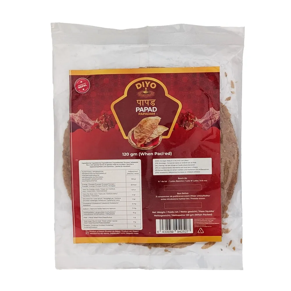 Papad Papadam Diyo 120g