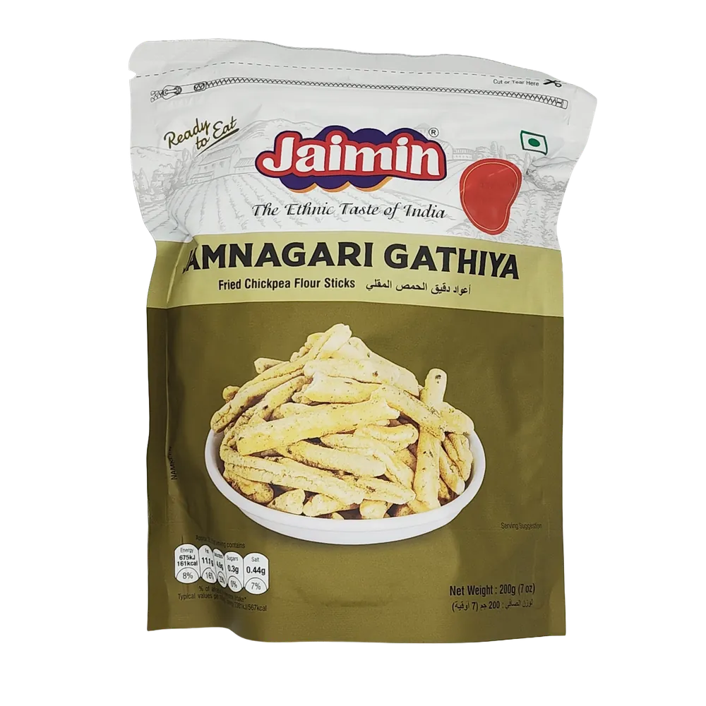 Indyjska przekąska Jamnagari Gathiya Jaimin 200g