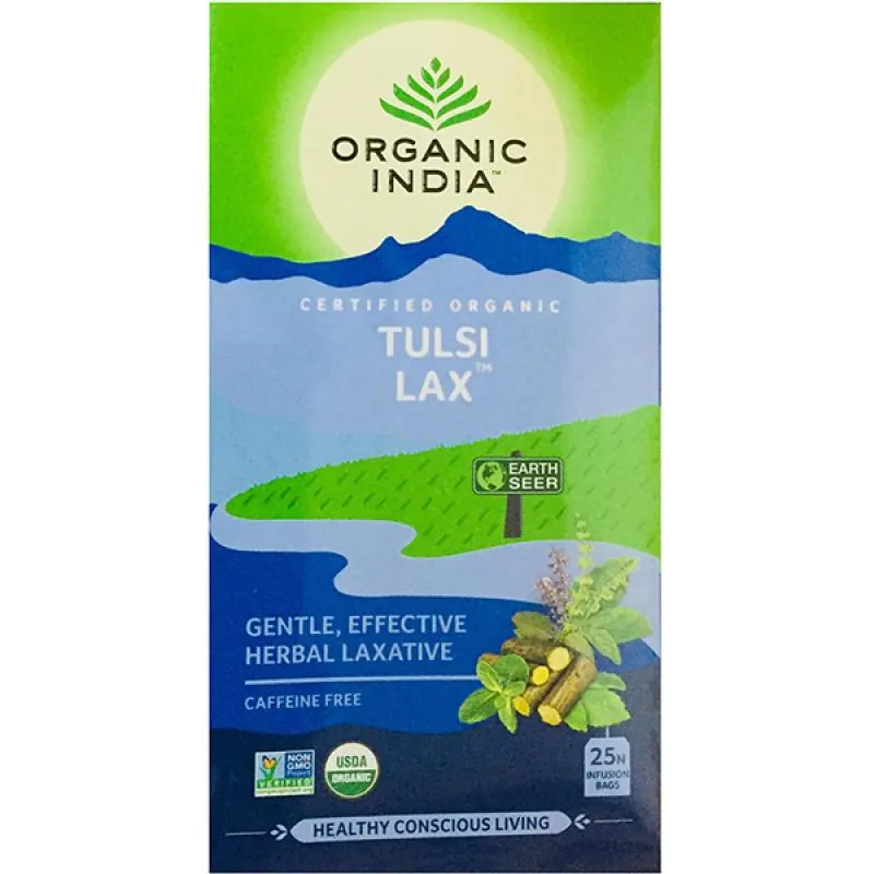 Tulsi Lax Organic India 25 Bags