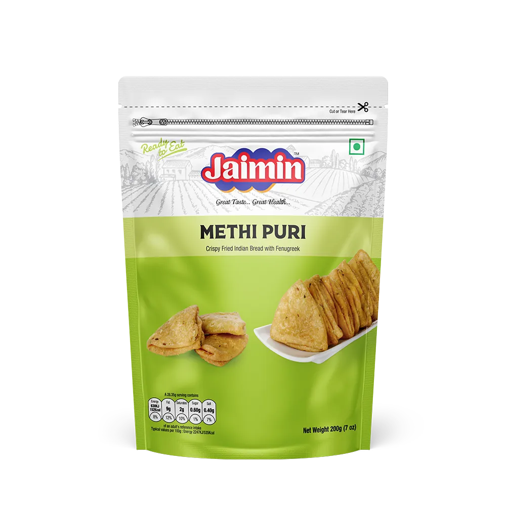 Indyjska przekąska Methi Puri Jaimin 200g