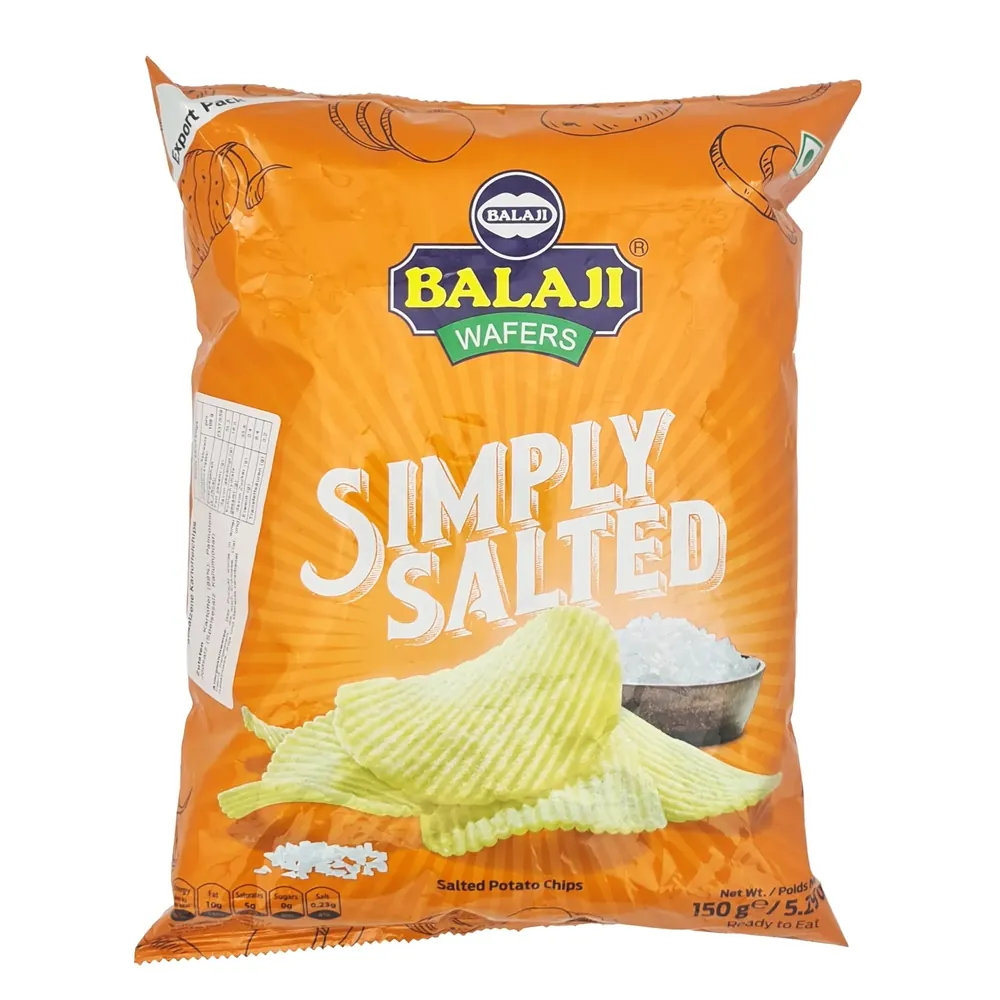 Chipsy Chrupki ziemniaczane Simply Salted Crunchem Balaji 150g