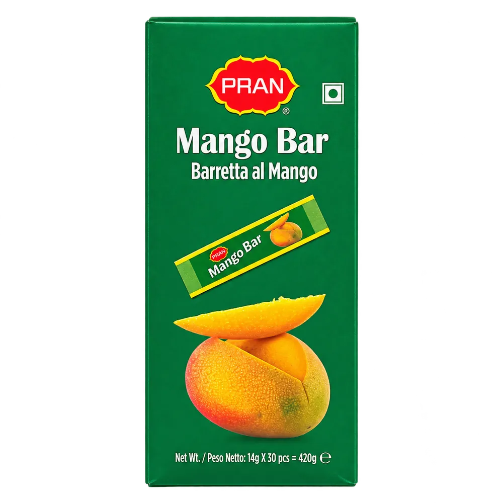 Owocowe batoniki z mango Mango Bar Barretta al Mango Pran 420g
