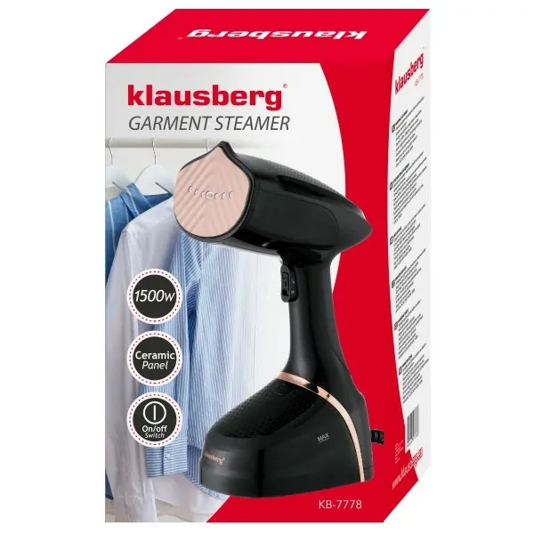 Parownica do prasowania ubrań i tkanin Garment Steamer Klausberg