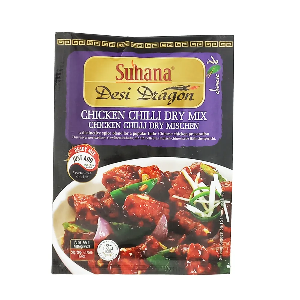 Chicken Chilli Dry Indo-Chinese Mix Suhana 50g
