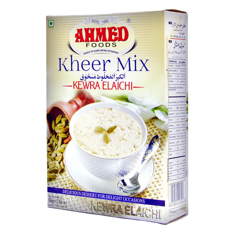 Deser ryżowy z kewrą i kardamonem Kheer Mix Kewra Elaichi Ahmed 160g