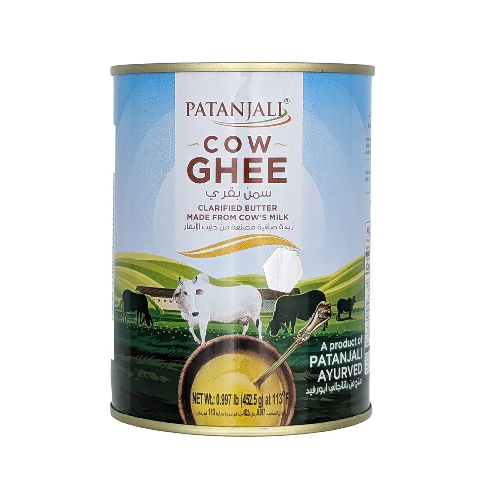 Clarified Butter Cow Ghee Patanjali 453g