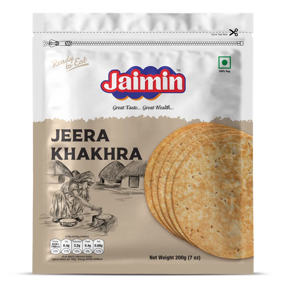 Indyjski Jeera Khakhra Jaimin 200g