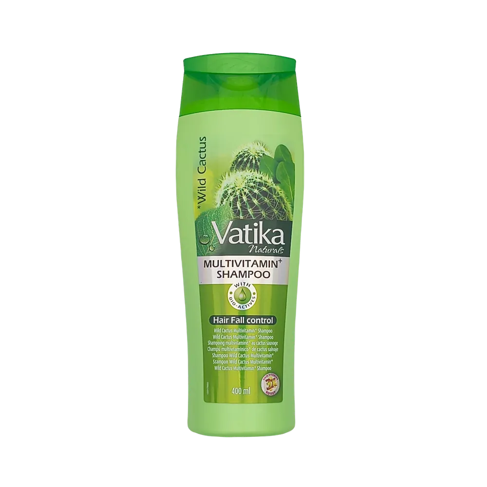 Szampon wzmacniający z dzikim kaktusem Multivitamin+ Vatika Dabur 400ml
