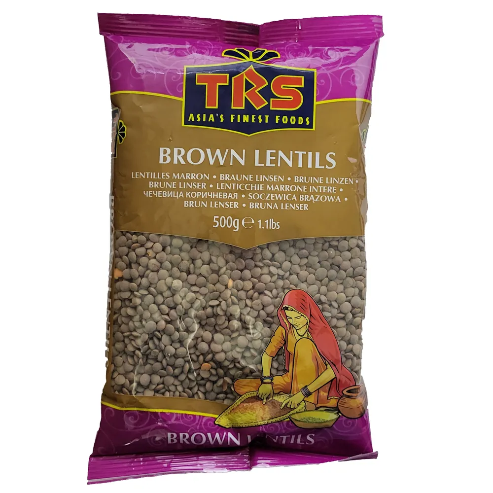Brązowa soczewica Whole Brown Lentils TRS 500g