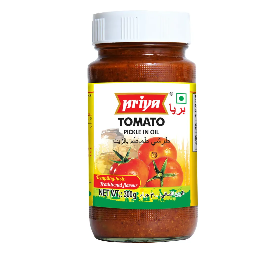 Marinated tomatoes in oil Tomato Pickle Priya 300g