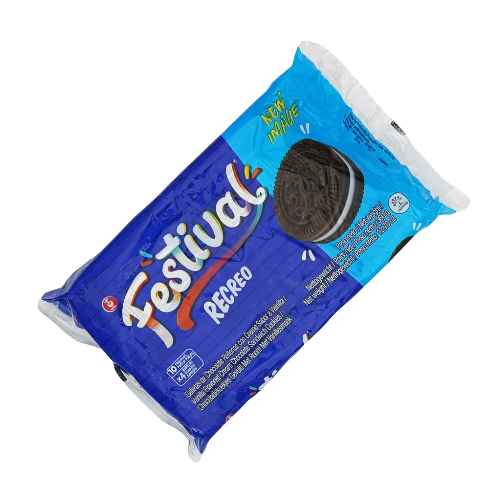 Recreo Vainilla Sandwich Cookies Festival Noel 360g