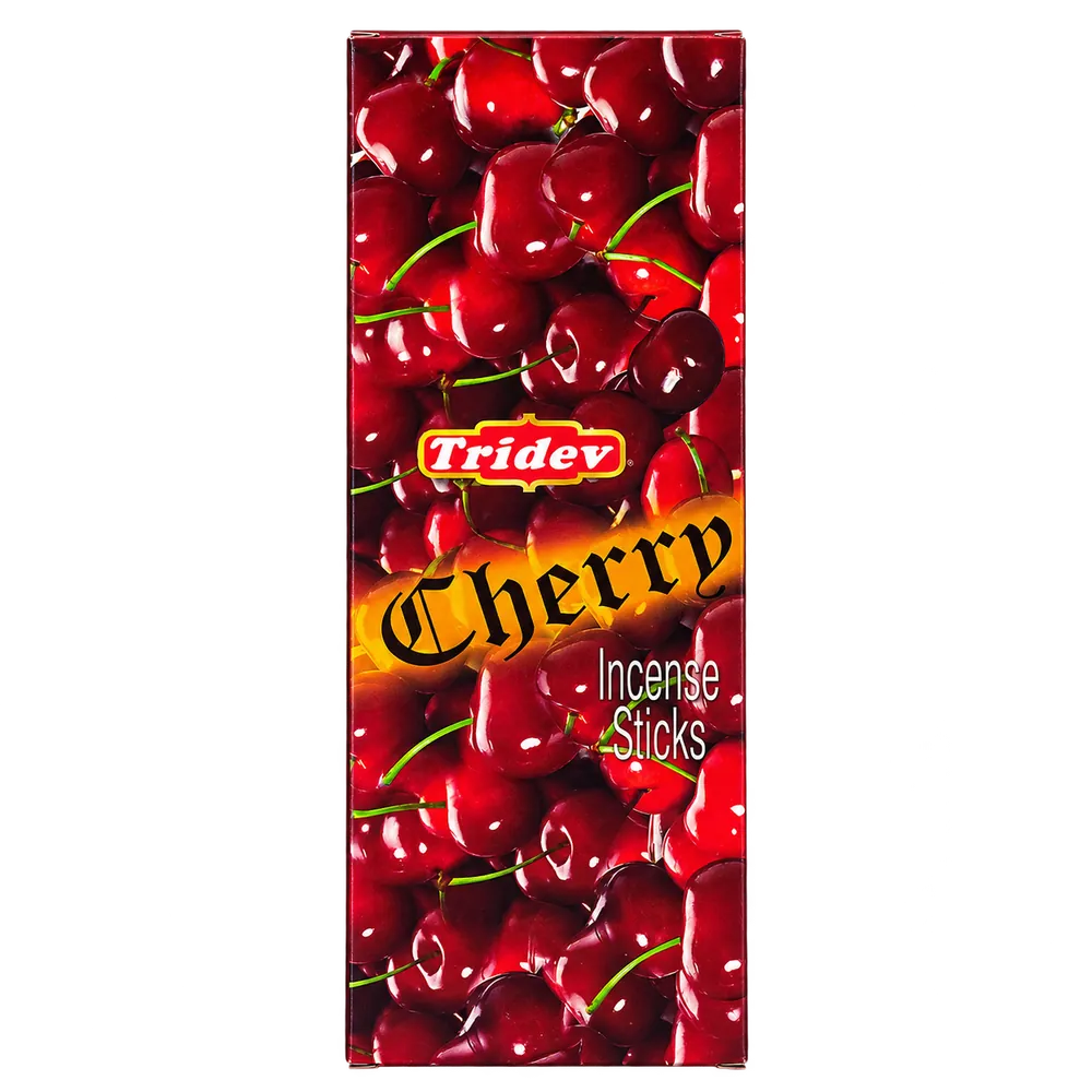Kadzidełka o zapachu wiśni Cherry Incense Sticks Tridev 120g