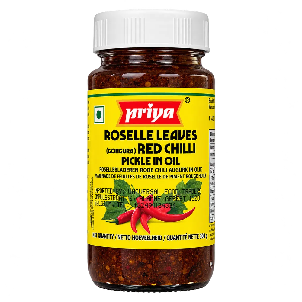 Marynowana ketmia z chilli Roselle Leaves & Red Chilli Priya 300g
