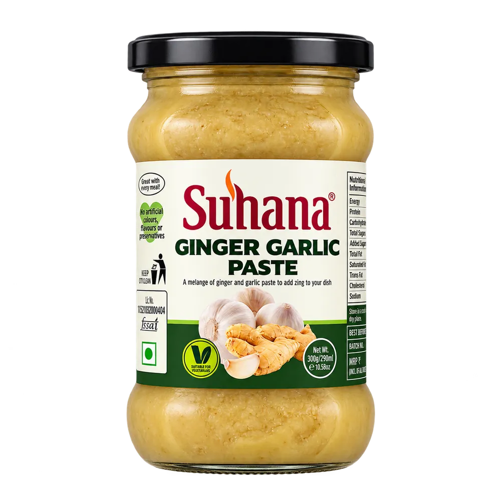 Pasta czosnkowo-imbirowa Garlic-Ginger Paste Suhana 300g