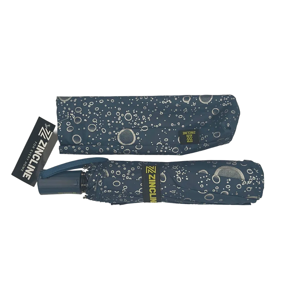 Parasolka składana niebieska z pokrowcem Folding Umbrella Blue Zincline