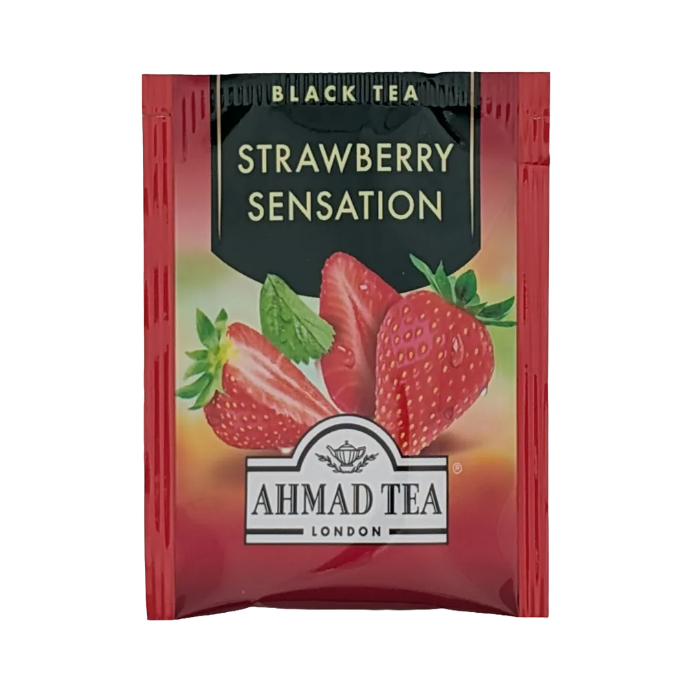 Herbata owocowa truskawkowa Strawberry Sensation Ahmad Tea 2g