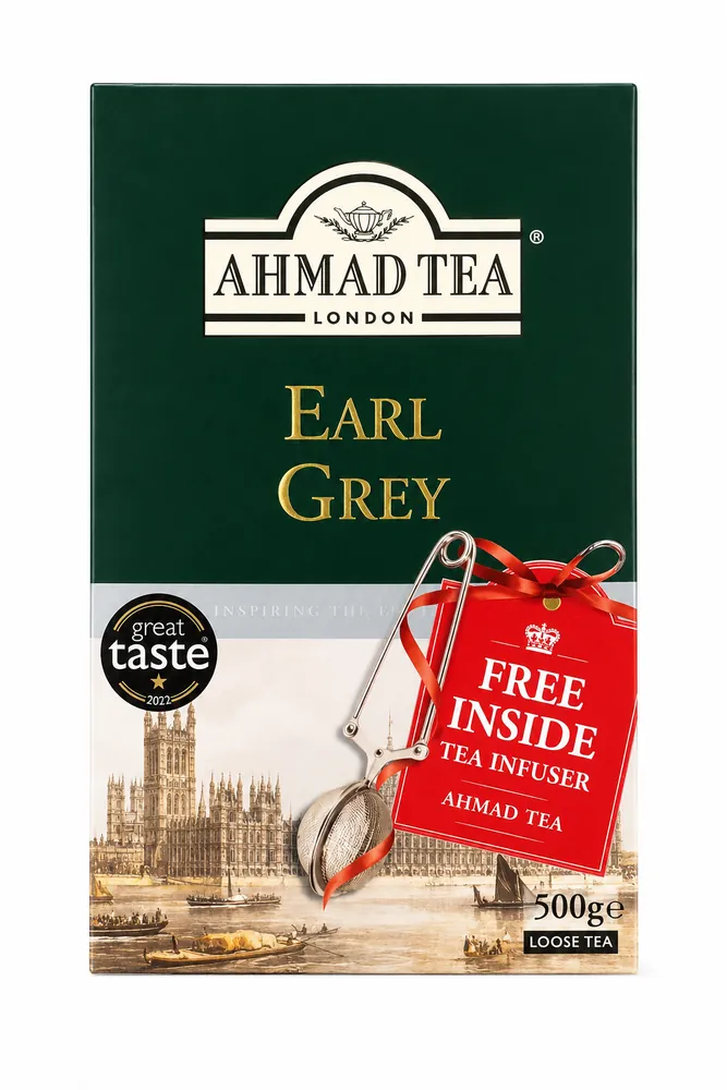 Black Loose Leaf Tea Earl Gray Ahmad Tea 500g