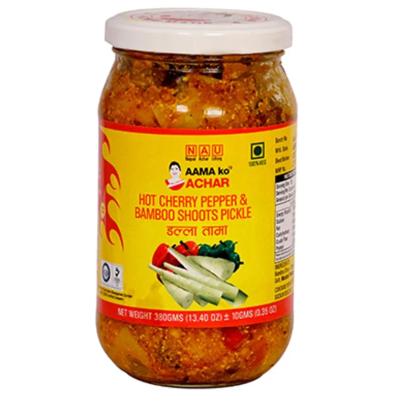 Hot Cherry Pepper & Bamboo Shoots Pickle Aama Ko Achar 380g