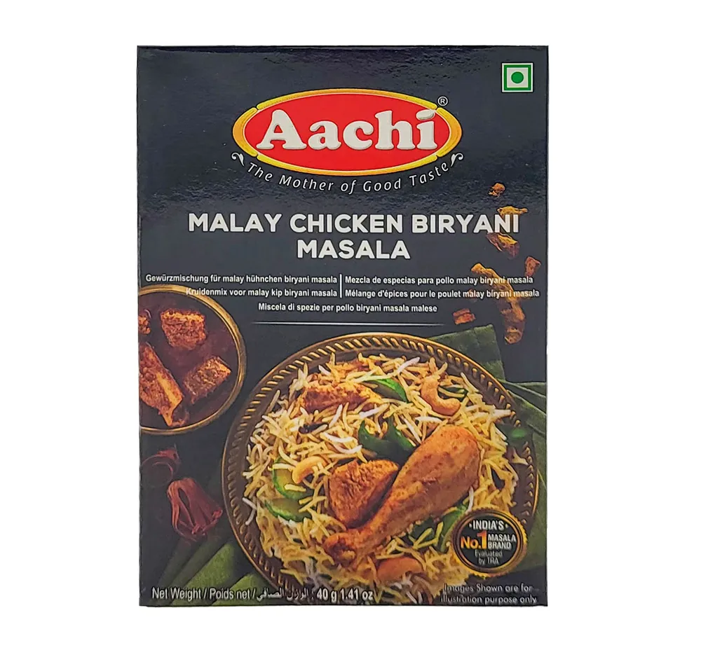 Malaysian Chicken Biryani Spice Mix Masala Aachi 40g